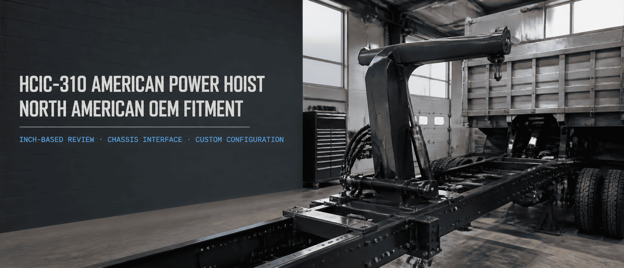 HCIC umiestňuje palcové vybavenie do stredu svojho zdroja HCIC-310 American Power Hoist Resource