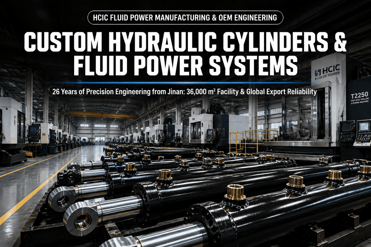 Výrobca vlastných hydraulických valcov HCIC a OEM Fluid Power Engineering z Jinan v Číne