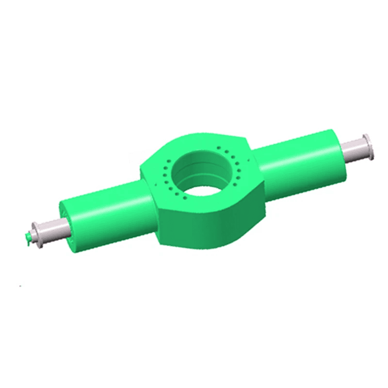 Dvojčinný hydraulický lisovací valec