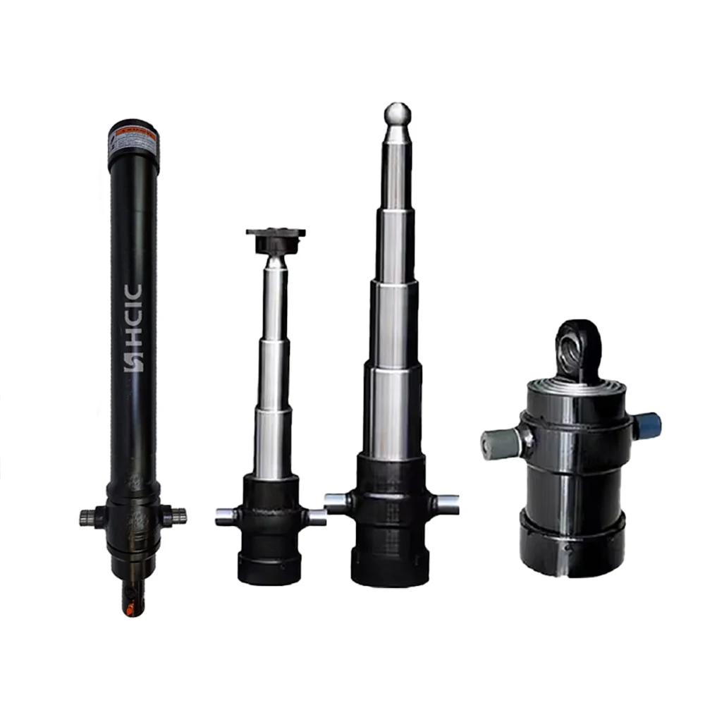 Viacstupňový hydraulický valec malého prívesu