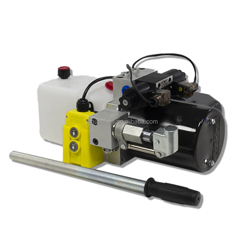Jednočinná a dvojčinná hydraulická pohonná jednotka pre sklápače