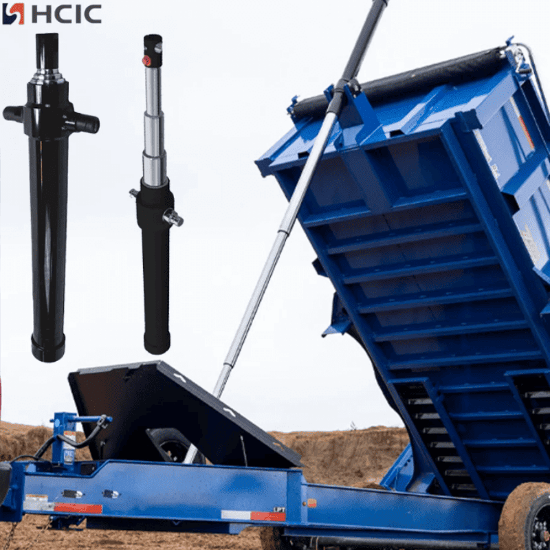 Teleskopický viacstupňový hydraulický valec